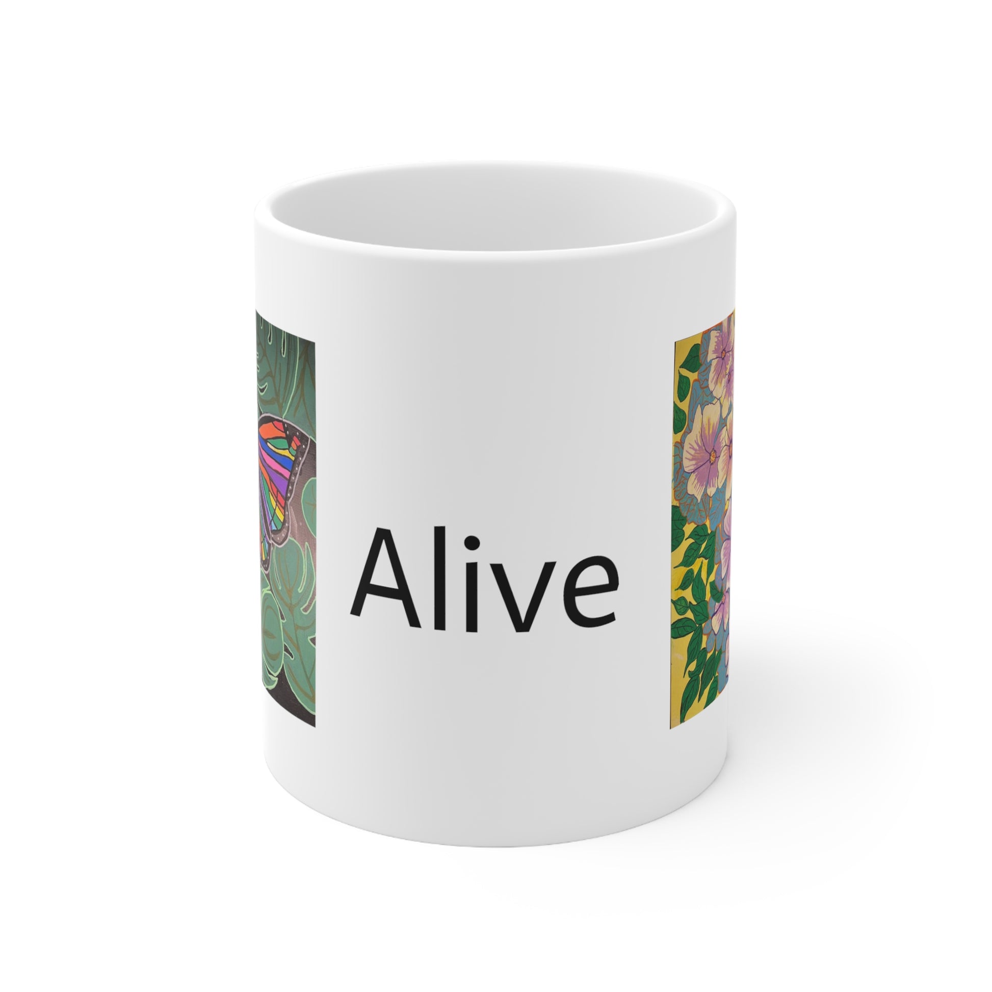 Ceramic Coffee Cups, 11oz, 15oz - Alive | Kid-Epics Expressions