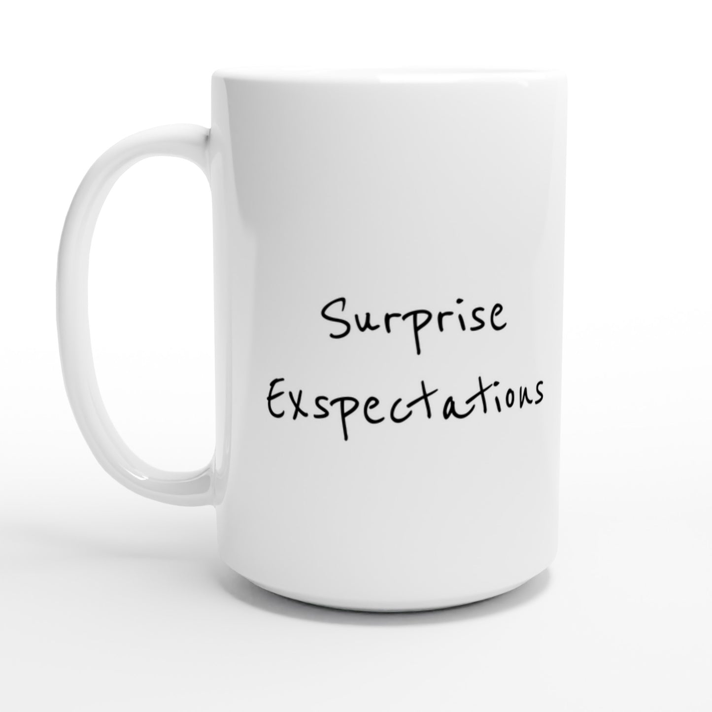 White 15oz Ceramic Mug - Surprise Expectations | Kid-Epics Expressions