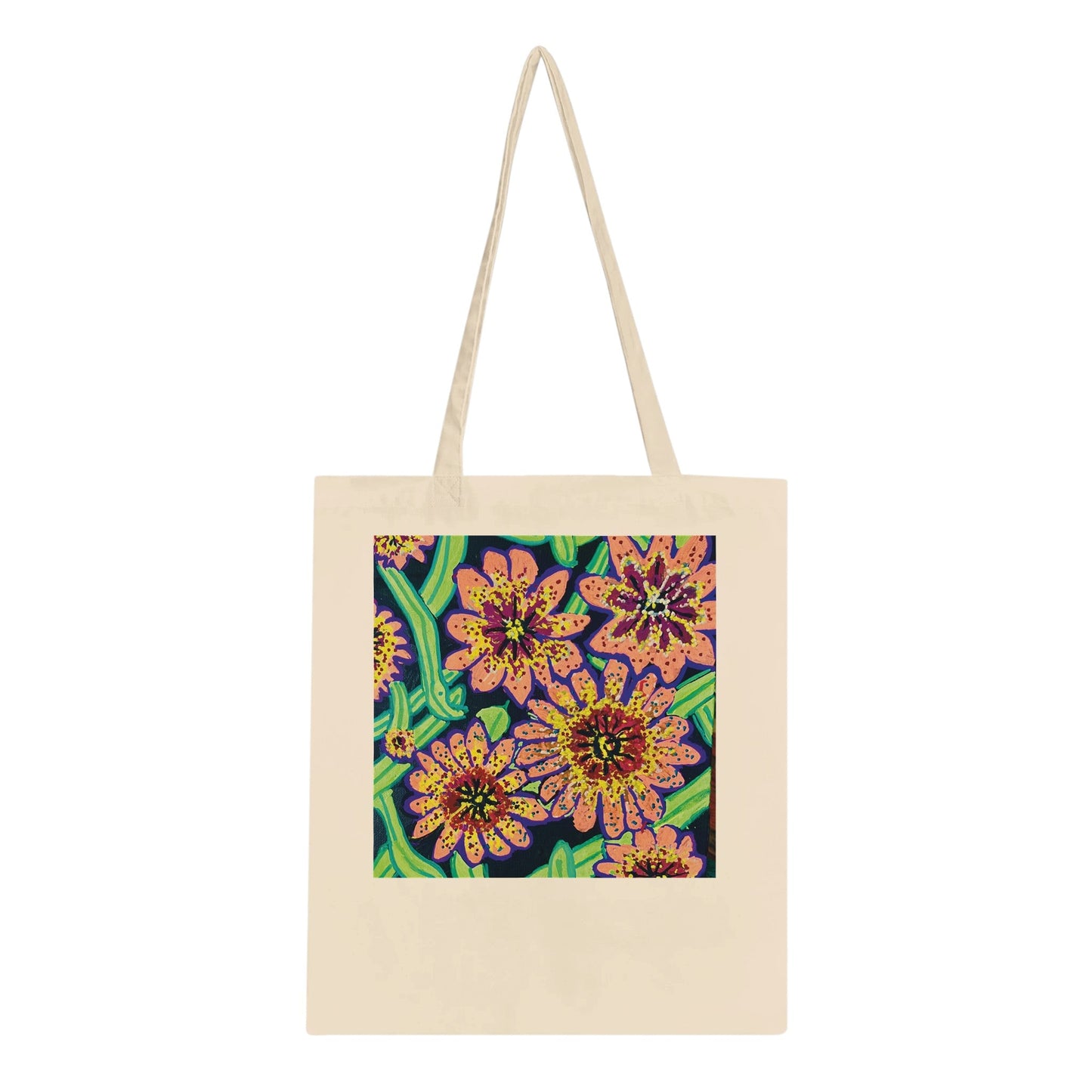 Classic Tote Bag - New Flowers | Kid-Epics Expressions