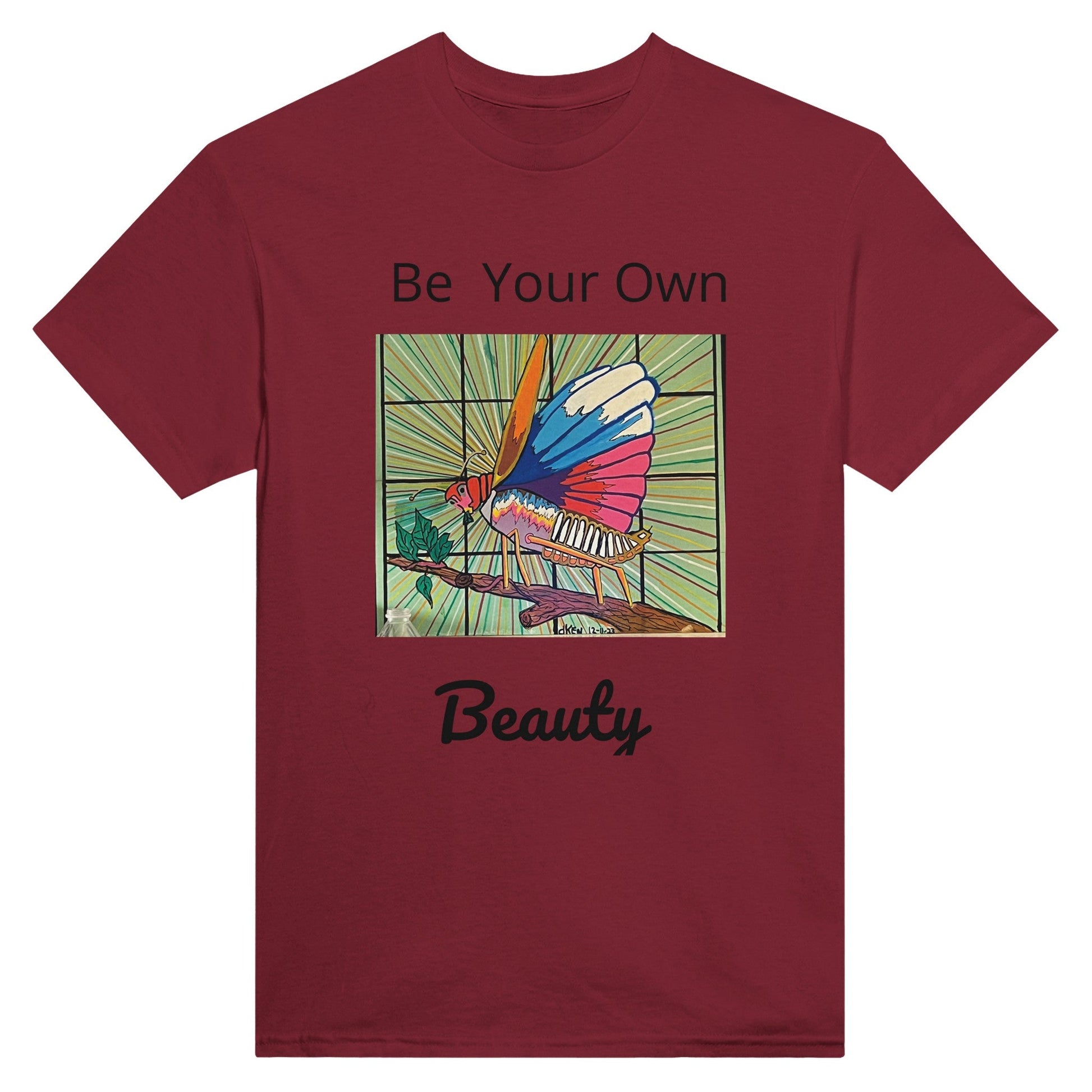 Heavyweight Unisex Crewneck T-shirt - Be Your Own Beauty | Kid-Epics Expressions