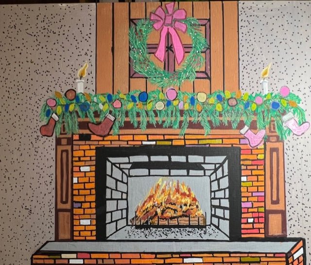 Decorated Fireplace - OP se