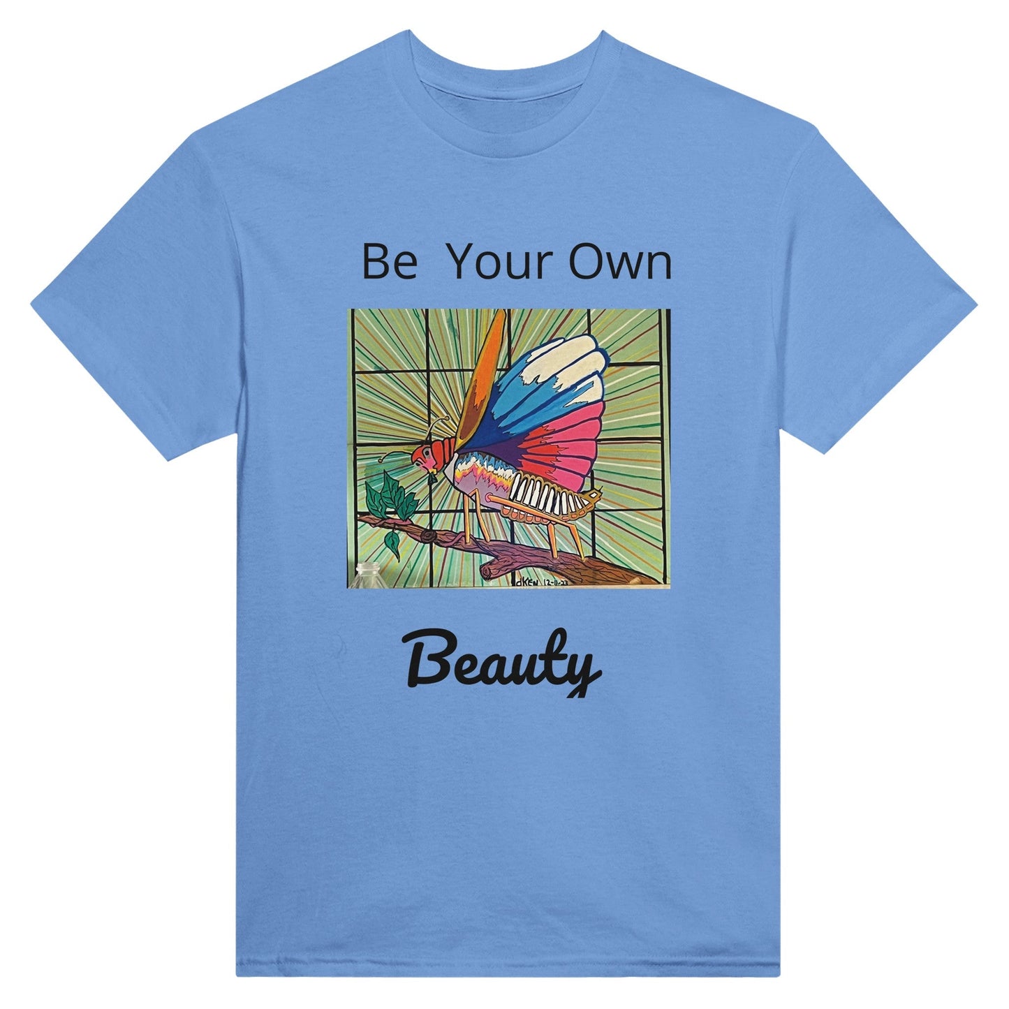 Heavyweight Unisex Crewneck T-shirt - Be Your Own Beauty | Kid-Epics Expressions