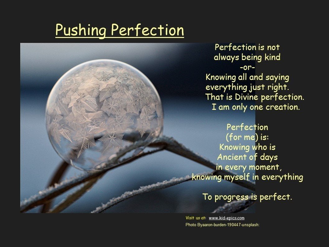 Pushing Perfection - PO | Kid-Epics Expressions